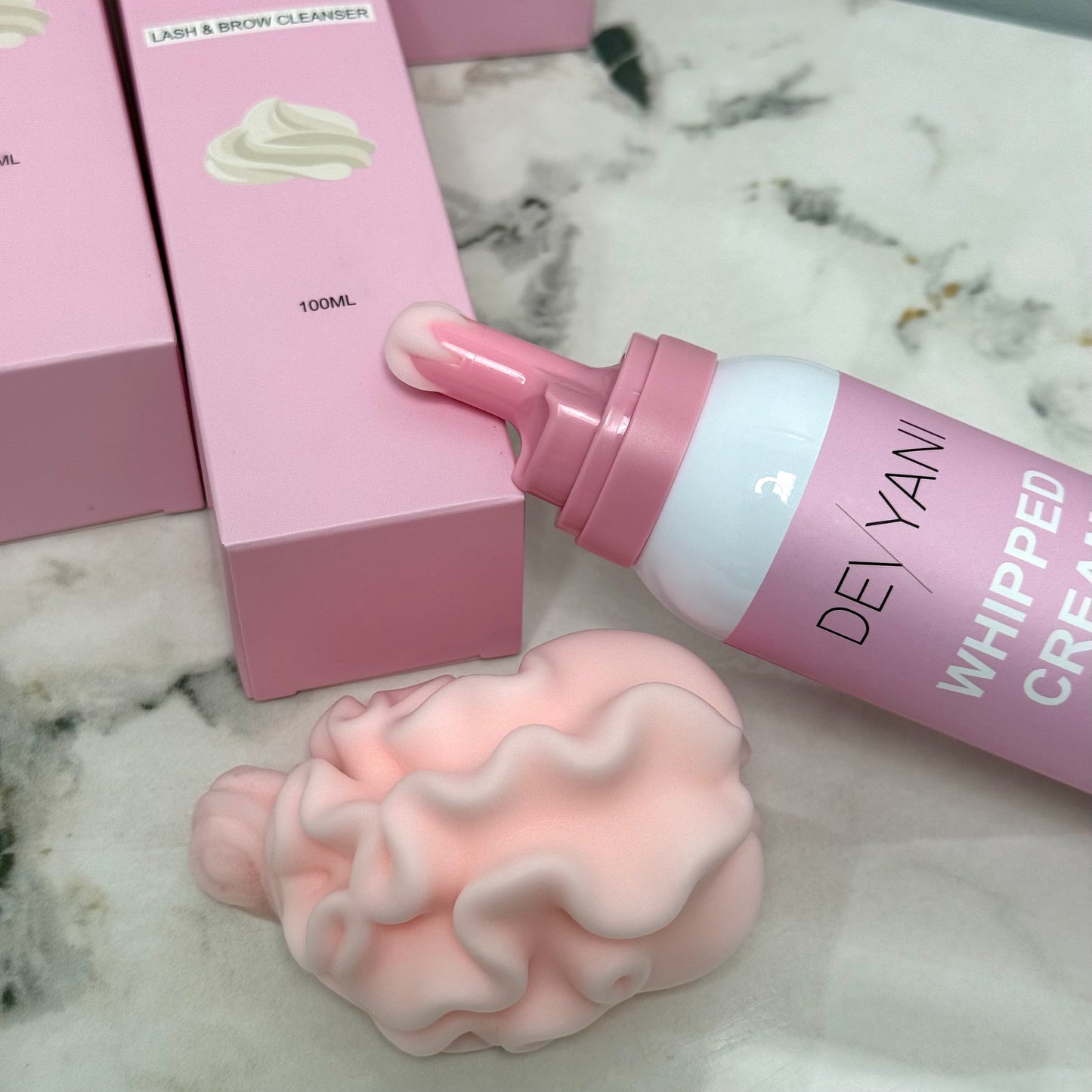 Devyani Whipped Cream Lash & Brow Cleanser