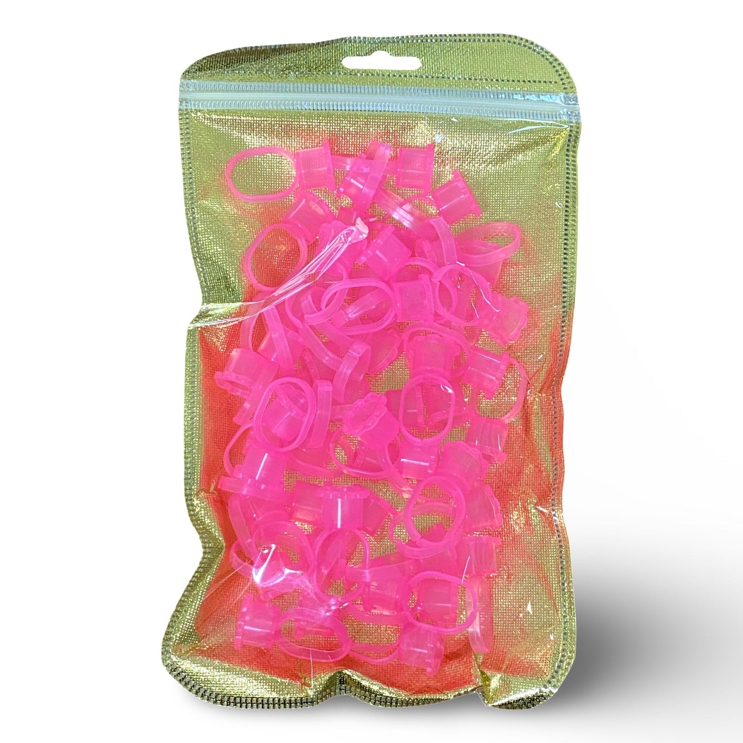 Disposable Pigment Cup Flower Pink 50 Pcs - Cosmetica Pro Store