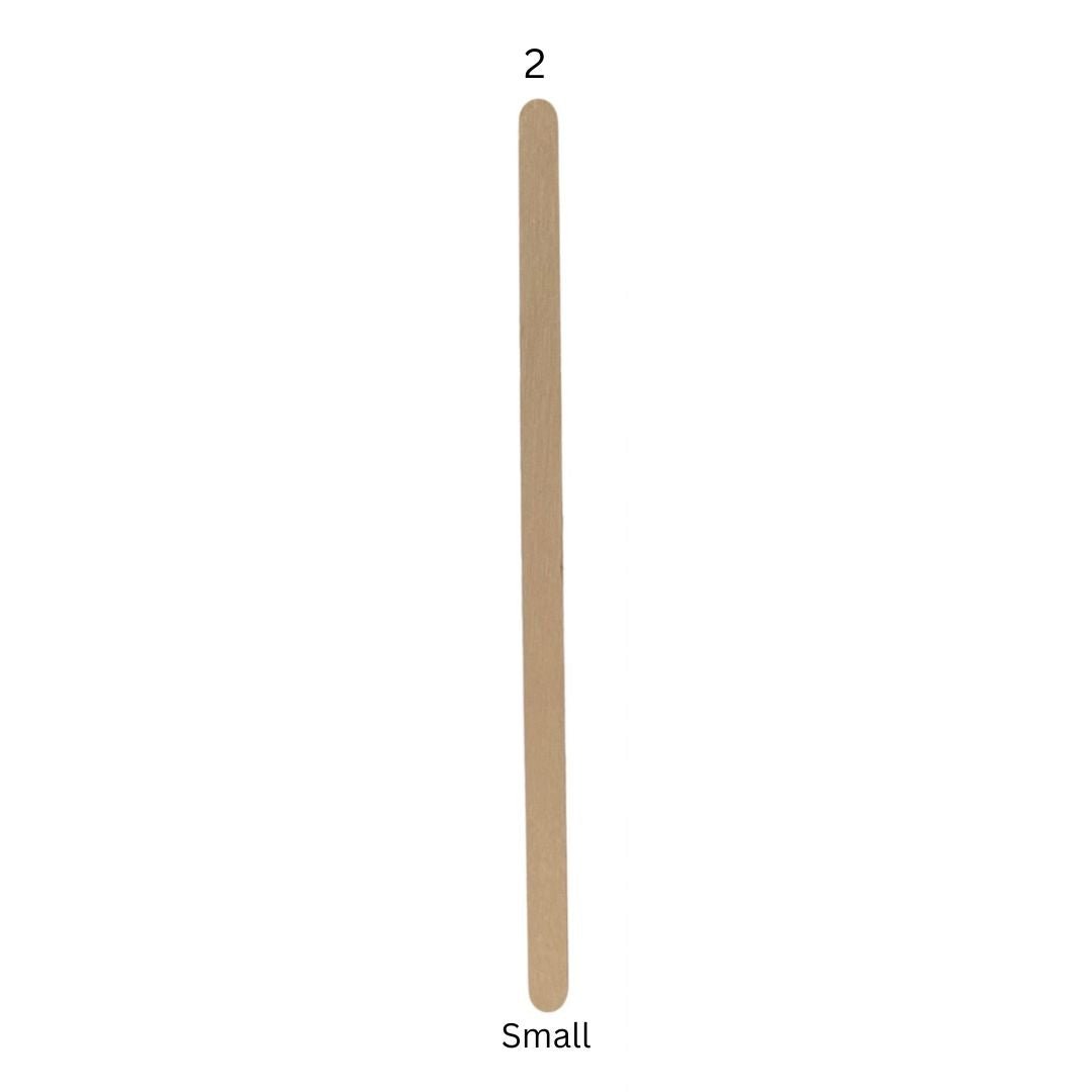 Disposable Wooden Wax Spatula 100 Pcs - Cosmetica Pro Store