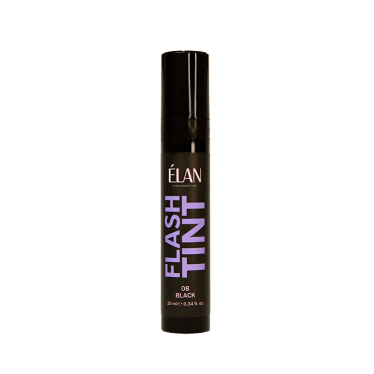 ÉLAN - Eyebrow and Eyelash Flash Tint, 10ml - 12 Black (Black Truffle) - Cosmetica Pro Store