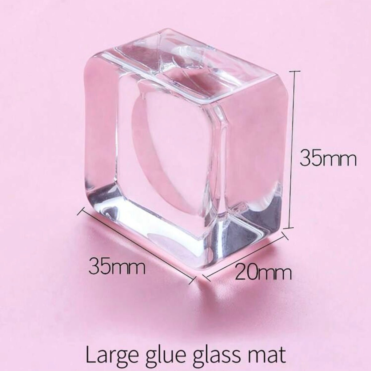 Glass Cube Tint/Dye Palette - Cosmetica Pro Store