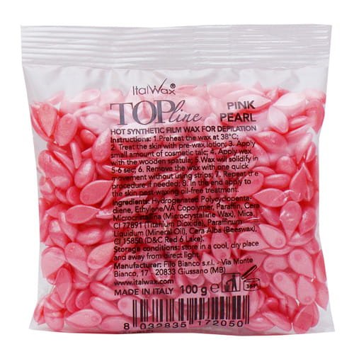 ITALWAX - Hard Wax Top Line Pink Pearl Sample 100g - Cosmetica Pro Store