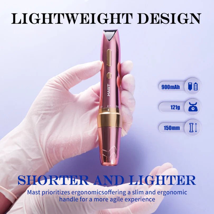 Mast P60 Wireless Tattoo Pen Machine - Adjustable Stroke - Cosmetica Pro Store