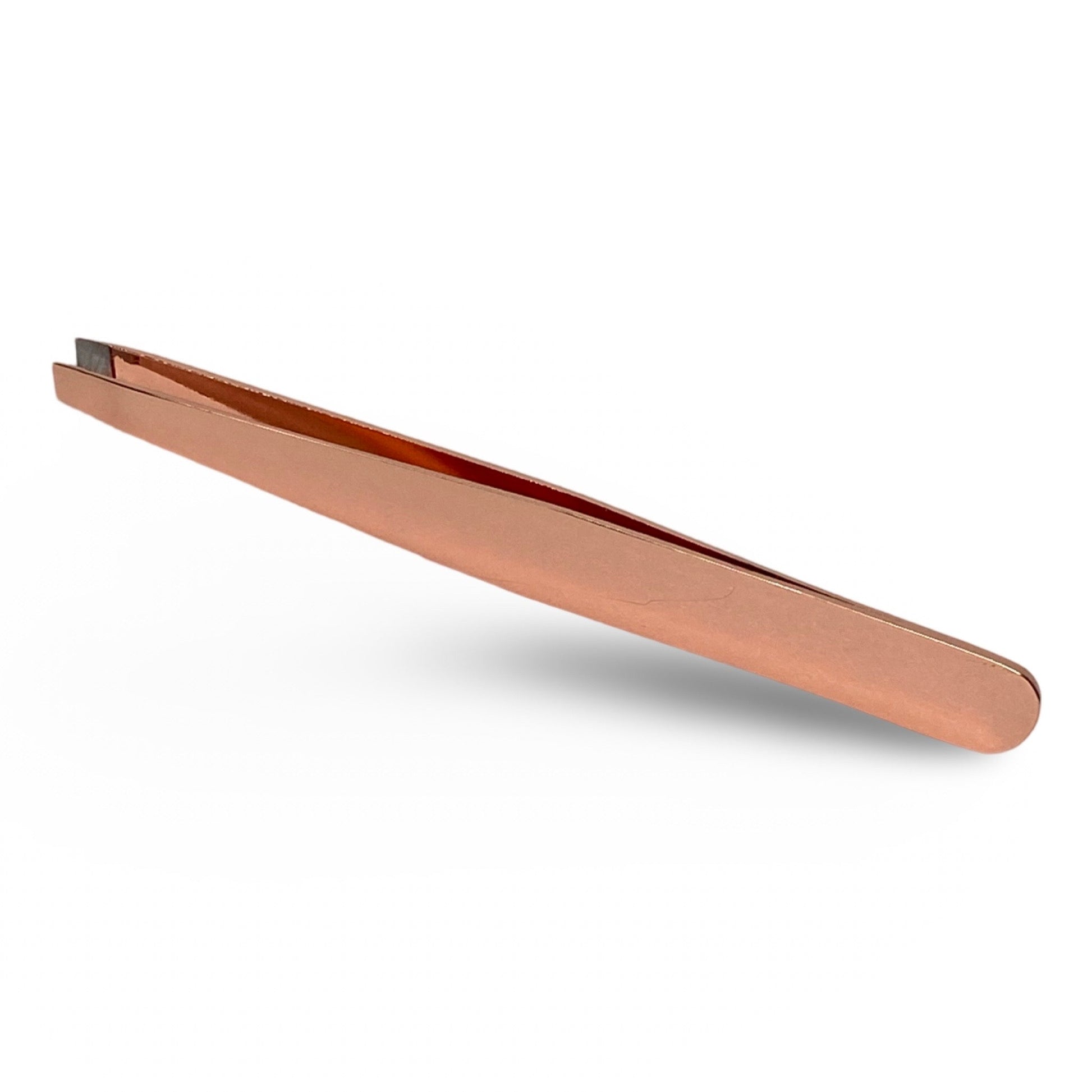 Pro Slanted Tweezers - Rose Gold - Cosmetica Pro Store