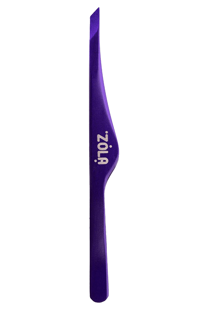 Zola - Slanted Tweezers (Violet) - Cosmetica Pro Store