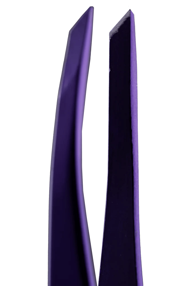 Zola - Slanted Tweezers (Violet) - Cosmetica Pro Store