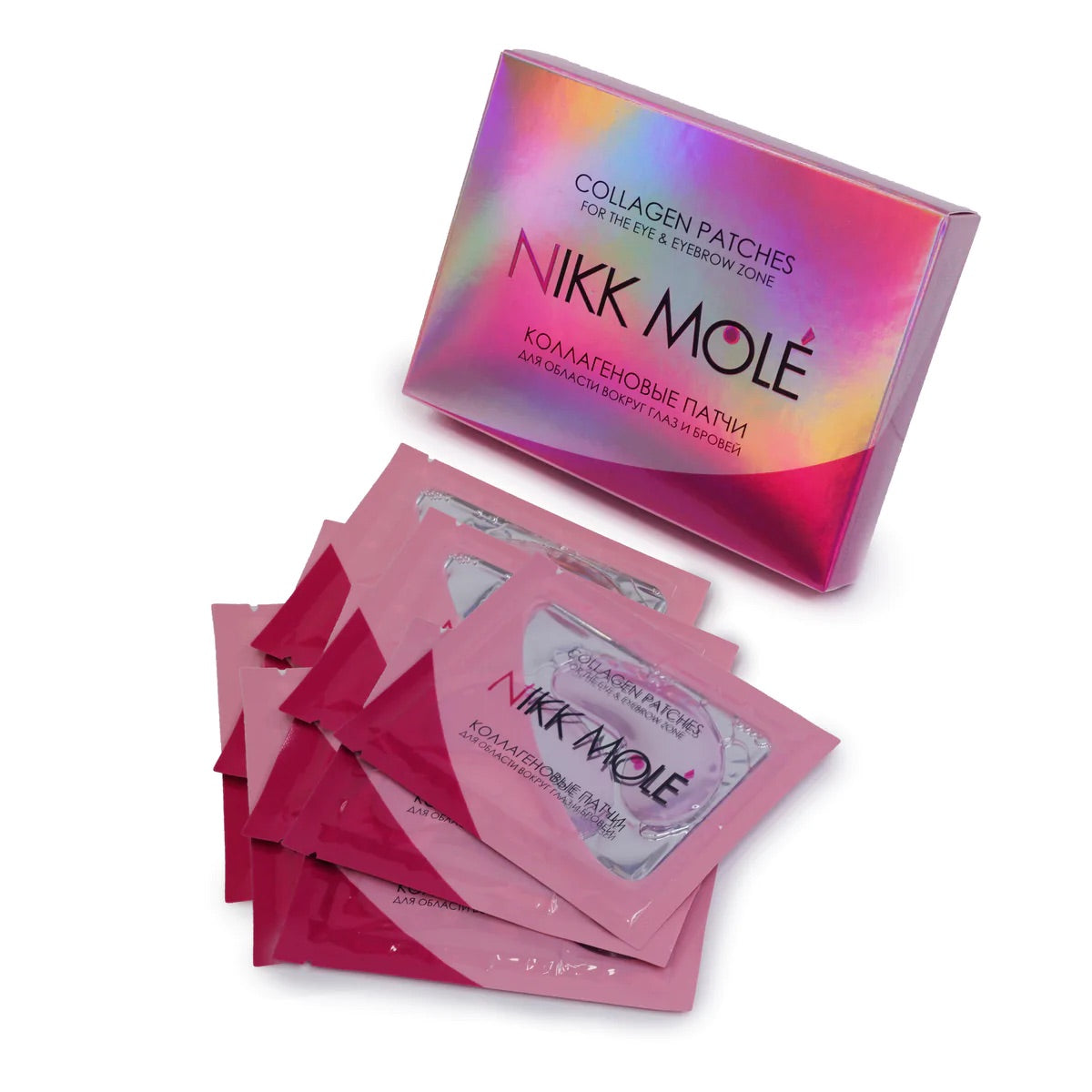 NIKK MOLE - Collagen Under Eye & Brow Pads Mixed 10 Pack