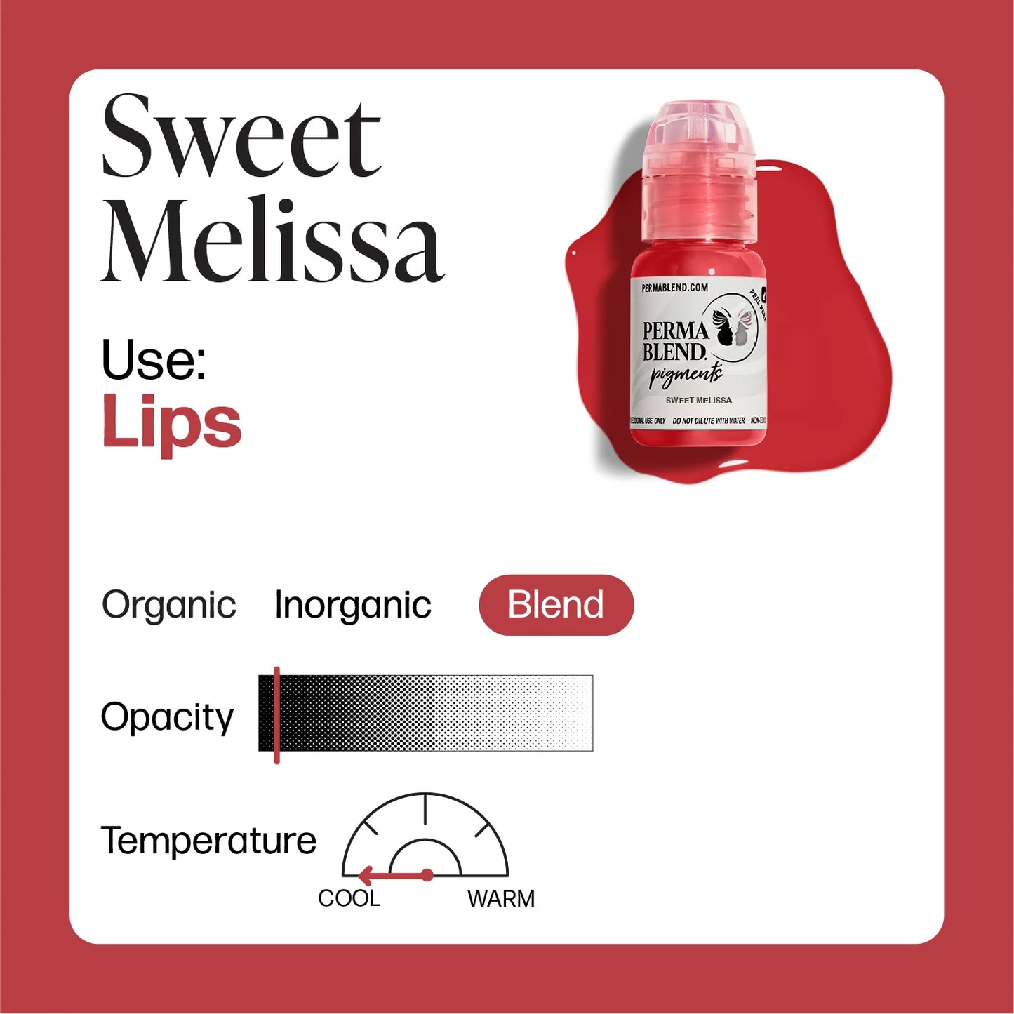 Perma Blend Lip Pigment - Sweet Melissa 15ml