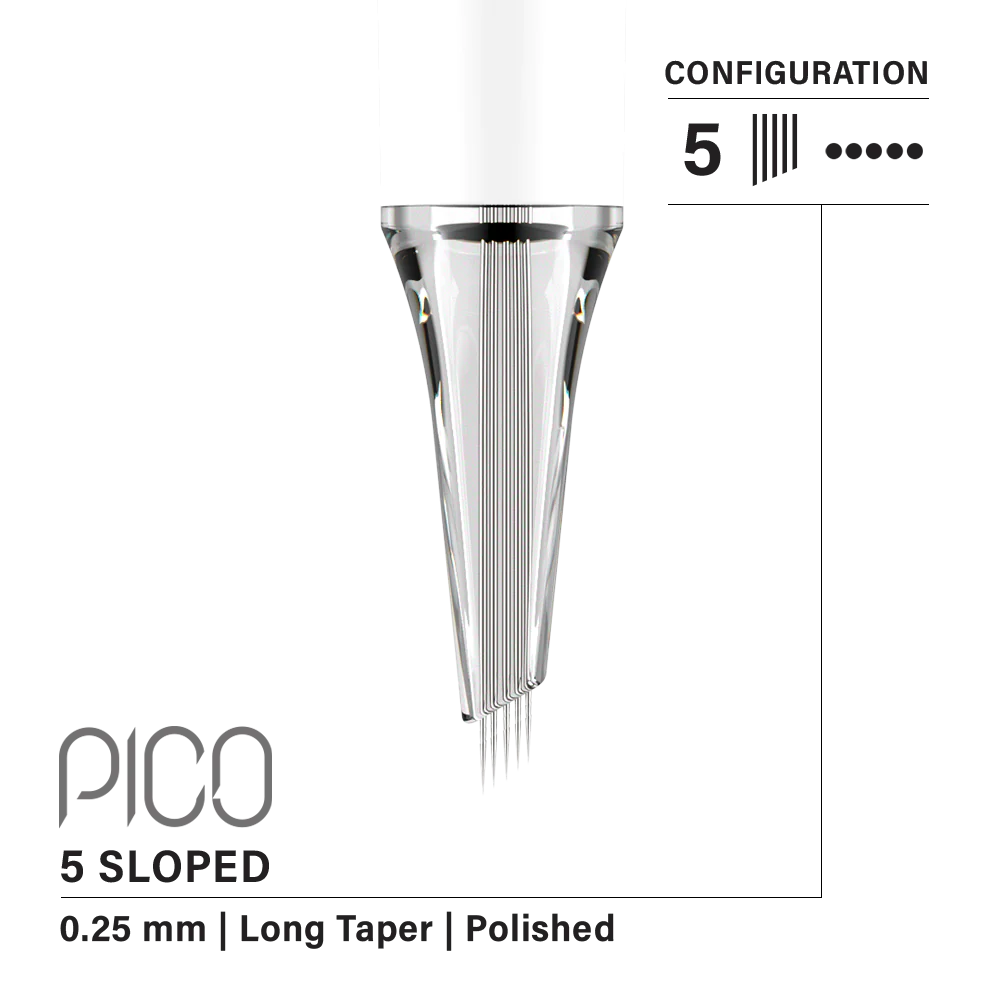 Vertix Pico 5 Sloped 0.25mm Long Taper (20 pack)