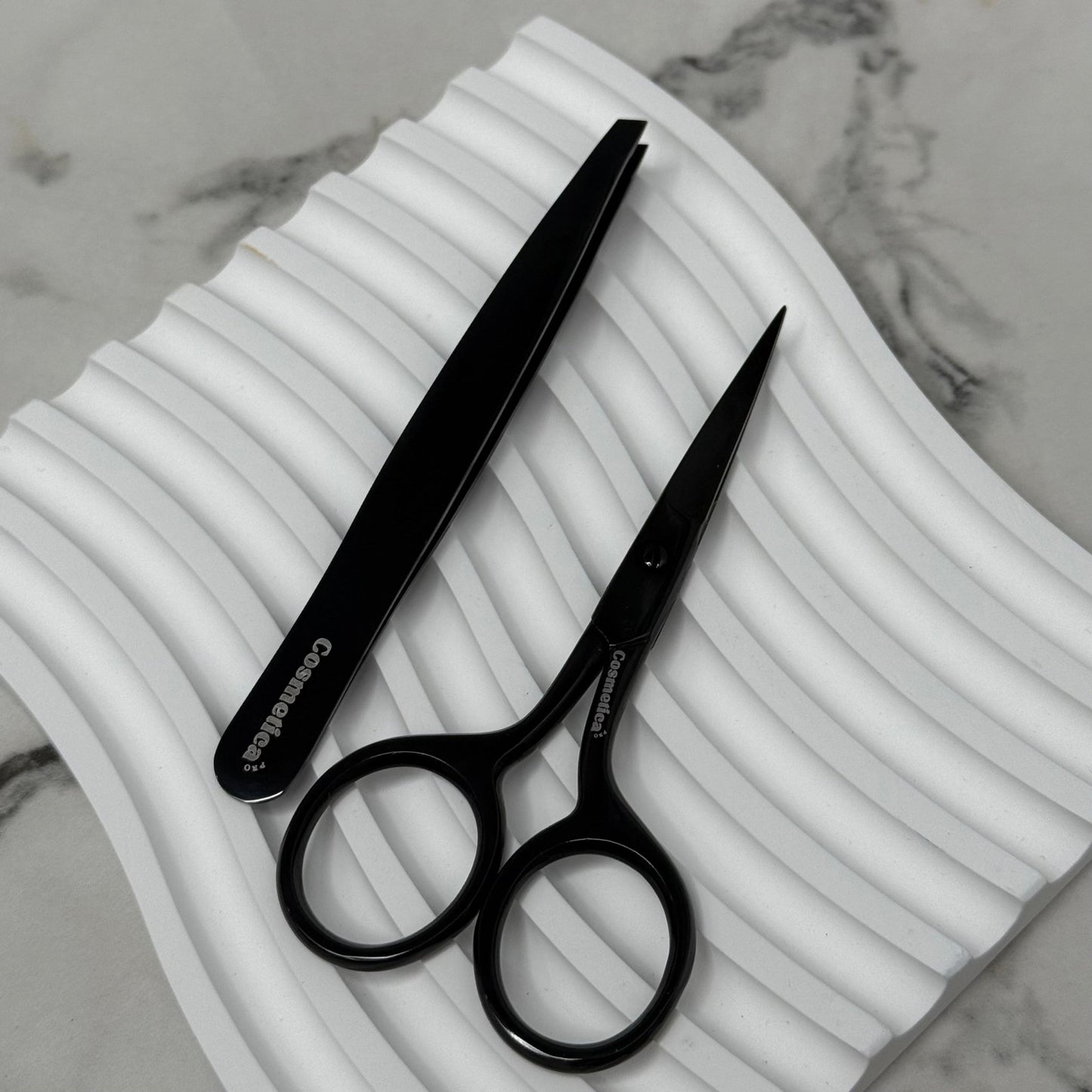 Cosmetica Pro Precision Tweezer & Scissor Duo - Cosmetica Pro Store