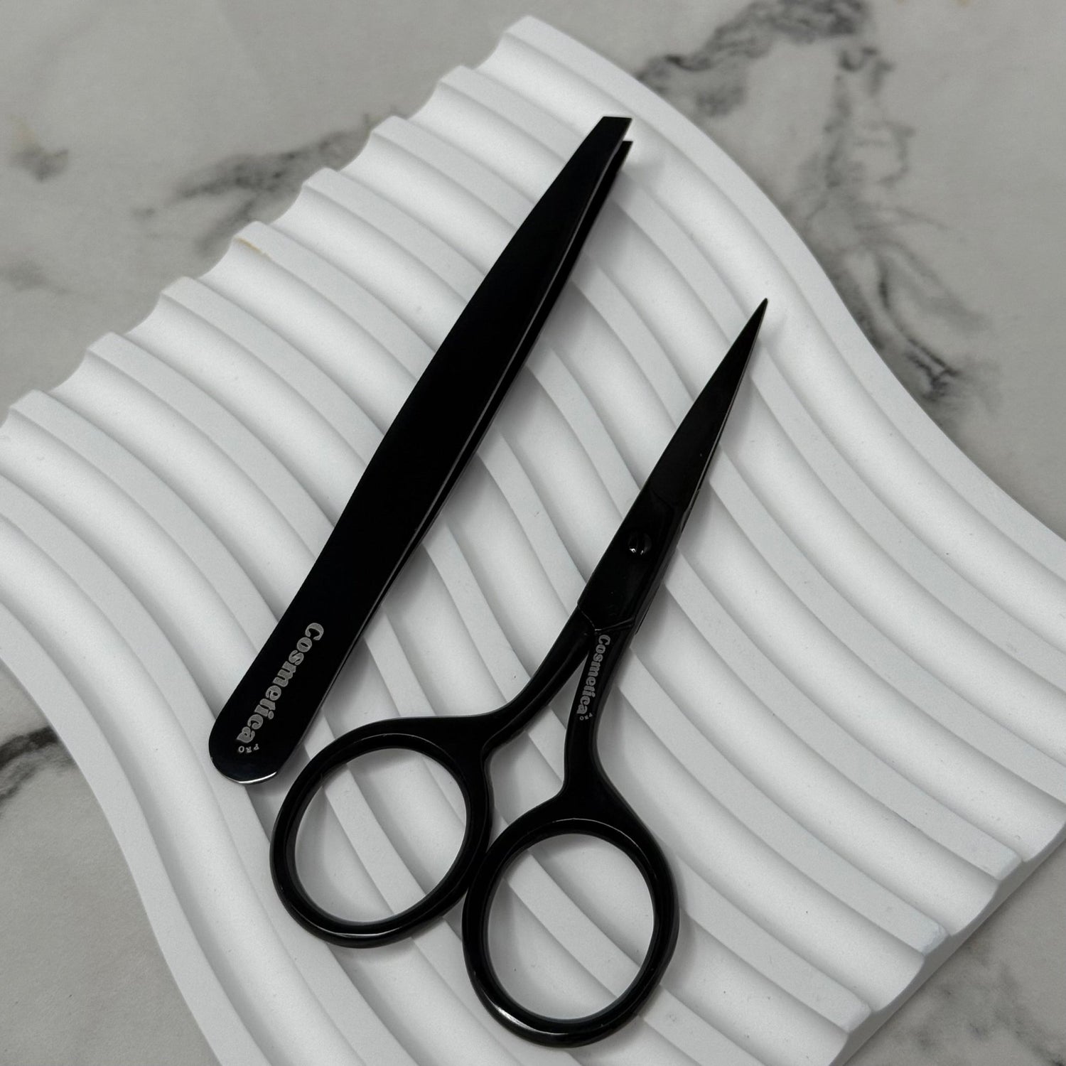 Cosmetica Pro Precision Tweezer & Scissor Duo - Cosmetica Pro Store