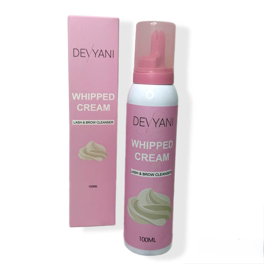 Devyani Whipped Cream Lash & Brow Cleanser - Cosmetica Pro Store