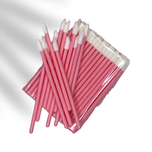 Disposable Lip Applicators Baby Pink 50 Pack - Cosmetica Pro Store