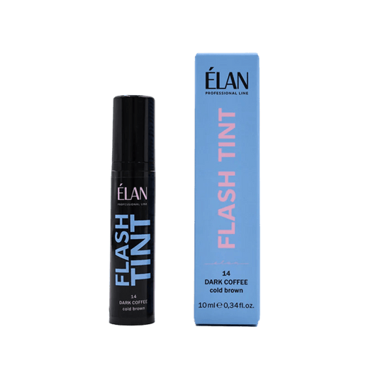 ÉLAN - Eyebrow Flash Tint, 10ml - 14 Dark Coffee (Cold Brown) - Cosmetica Pro Store