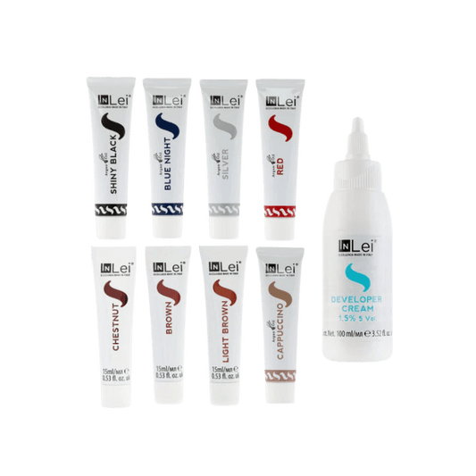 InLei® - Lash & Brow Tint Kit (7 Colours + Developer Cream) - Cosmetica Pro Store