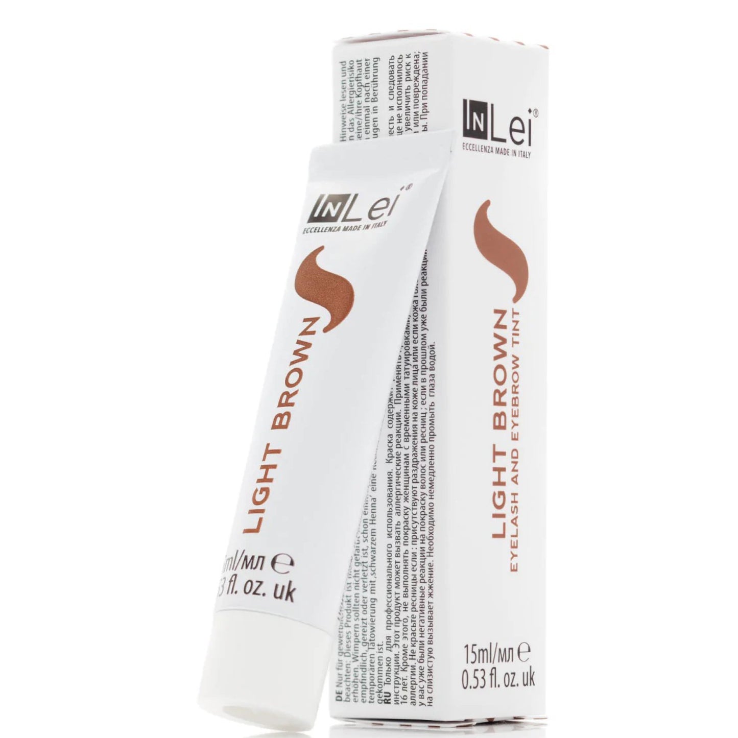 INLEI - Lash & Brow Tint - Light Brown 15ml - Cosmetica Pro Store