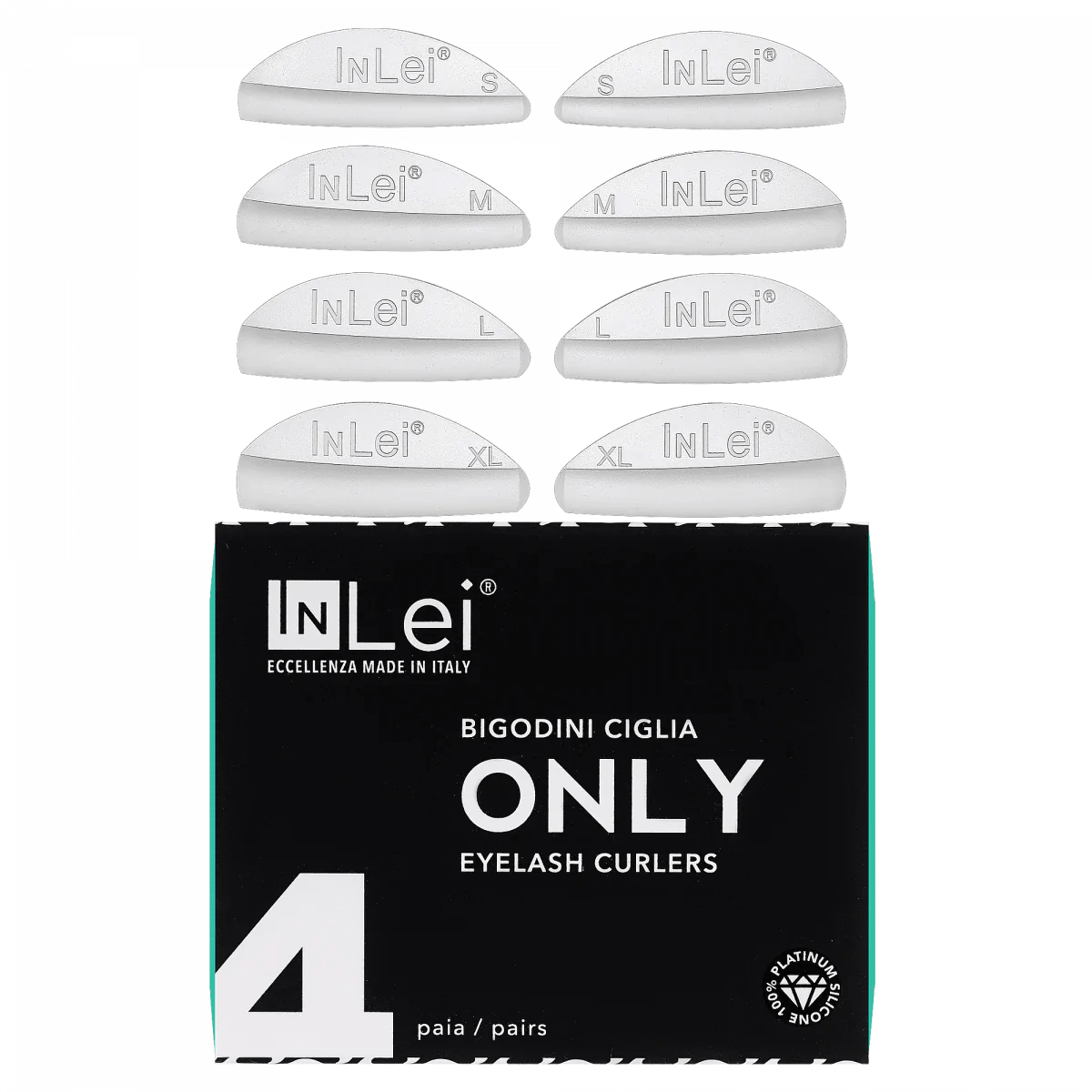 INLEI - ONLY - Silicone Shields (Dolly Effect) Mix of 4 sizes - Cosmetica Pro Store