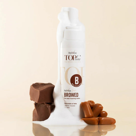 Italwax For Browed - Topline Milk Chocolate Pre Wax Foam, 200ml - Cosmetica Pro Store