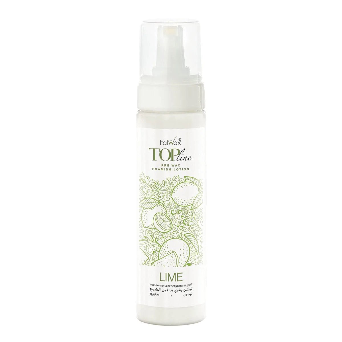 ITALWAX - Pre Wax Foaming Lotion Lime 200ml - Cosmetica Pro Store