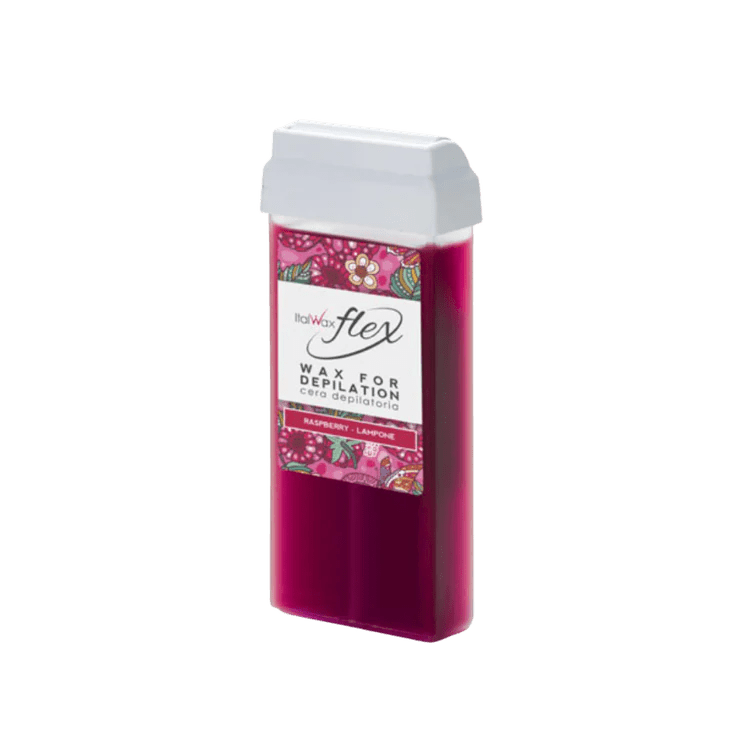 ITALWAX - Raspberry Flex Wax Cartridge, 100ml - Cosmetica Pro Store