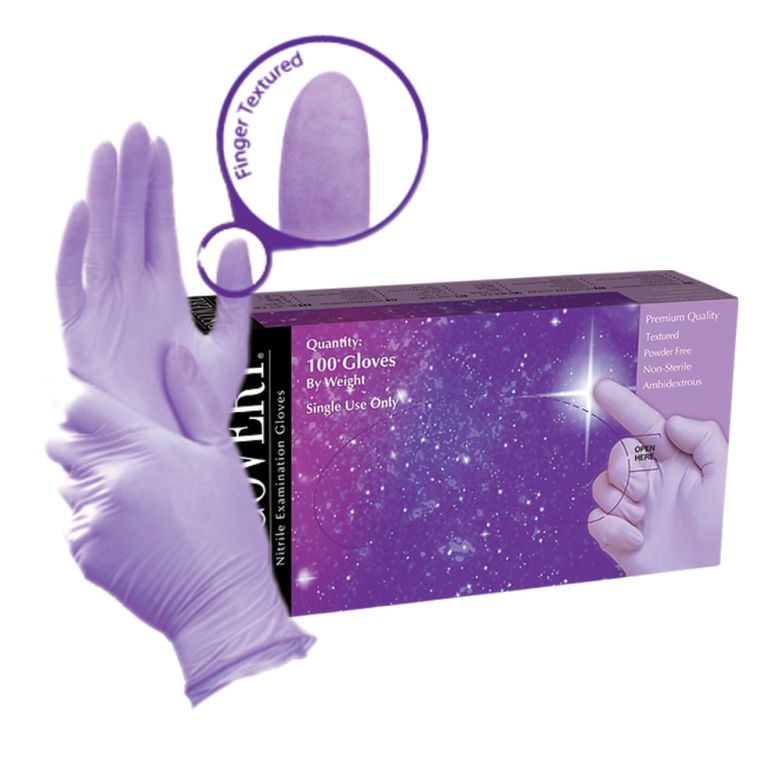 Lilac Nitrile Gloves 100 Pack - Cosmetica Pro Store