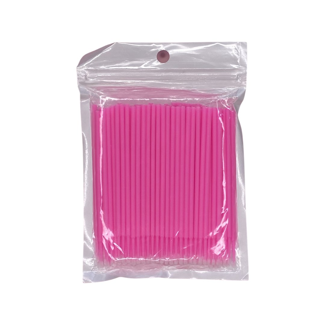 Micro Brushes Fine 100 Pack Assorted colours - Cosmetica Pro Store