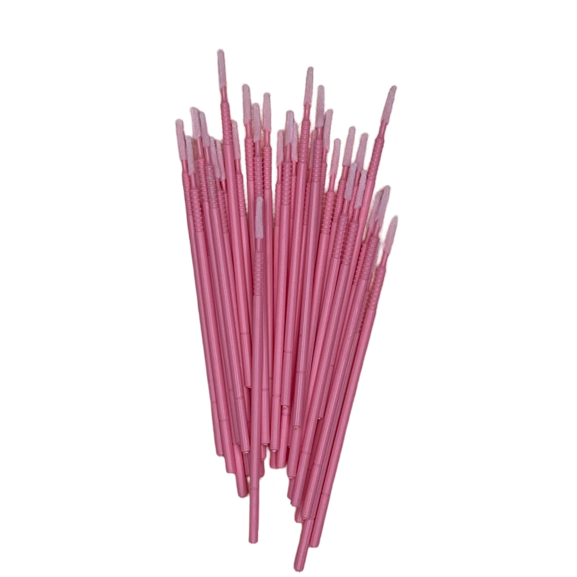 Micro Brushes Large Pink 100 Pack - Cosmetica Pro Store