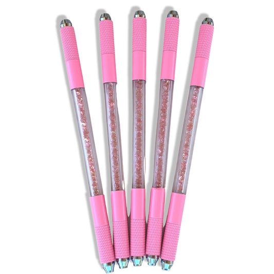 Microblade Handle Pink Crystal - Cosmetica Pro Store