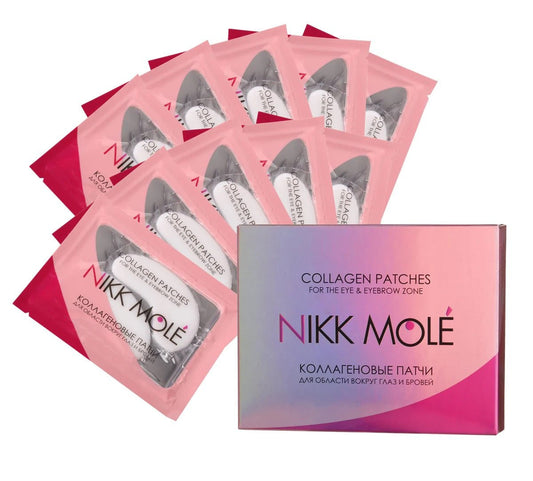 NIKK MOLE - Collagen Under Eye & Brow Pad Chamomile 10 Pack - Cosmetica Pro Store