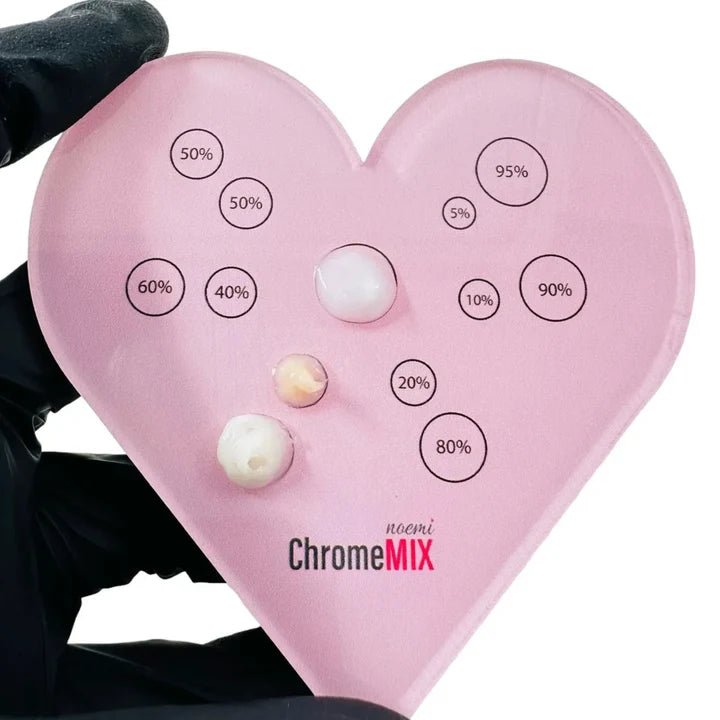 Noemi - Chrome Mix Ratio Tool (Heart) - Cosmetica Pro Store