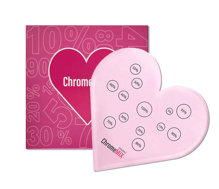 Noemi - Chrome Mix Ratio Tool (Heart) - Cosmetica Pro Store