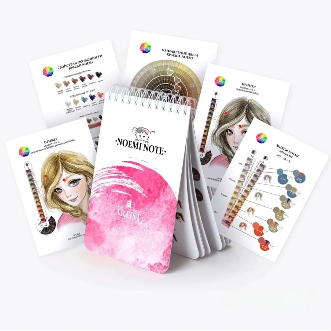 NOEMI - Hybrid Dye Notes - Colour Manual - Cosmetica Pro Store