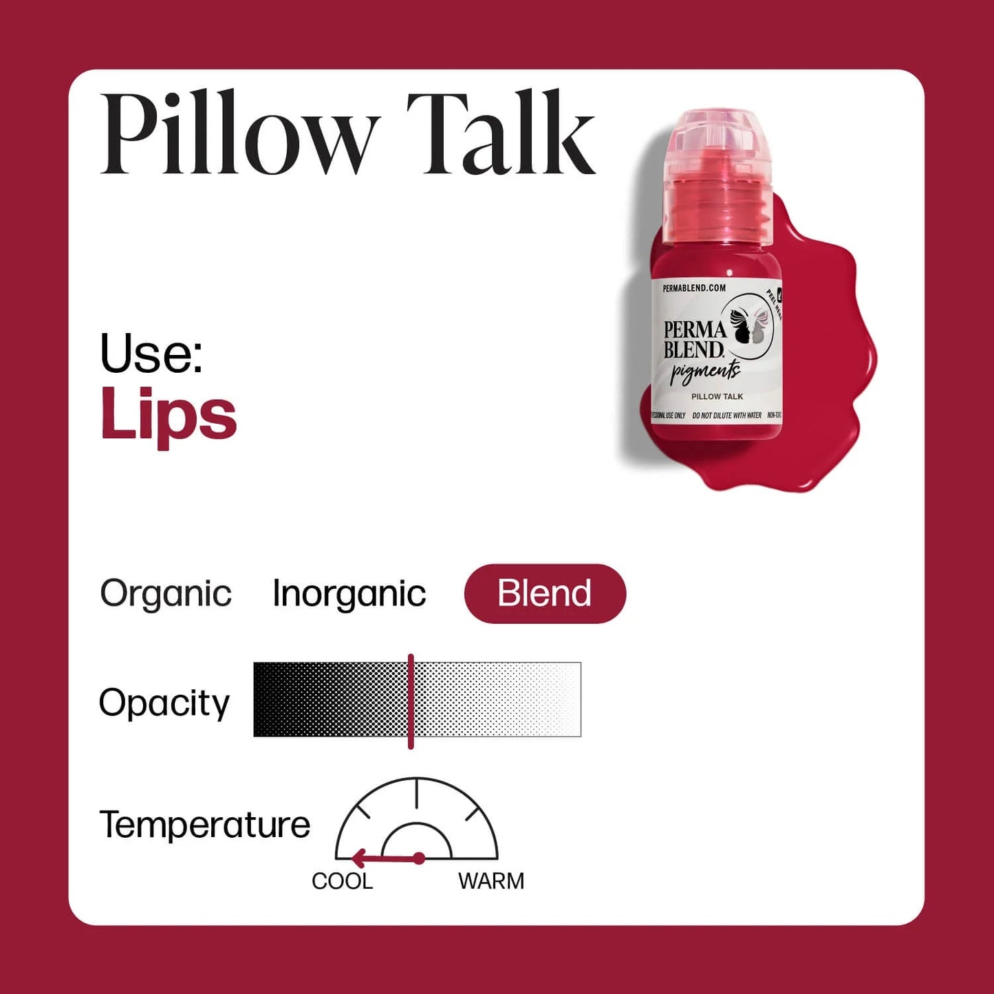 Perma Blend Lip Pigment - Pillow Talk 15ml - Cosmetica Pro Store