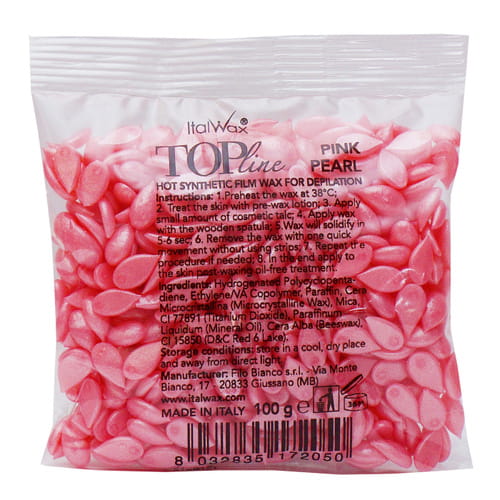ITALWAX - Hard Wax Top Line Pink Pearl Sample 100g