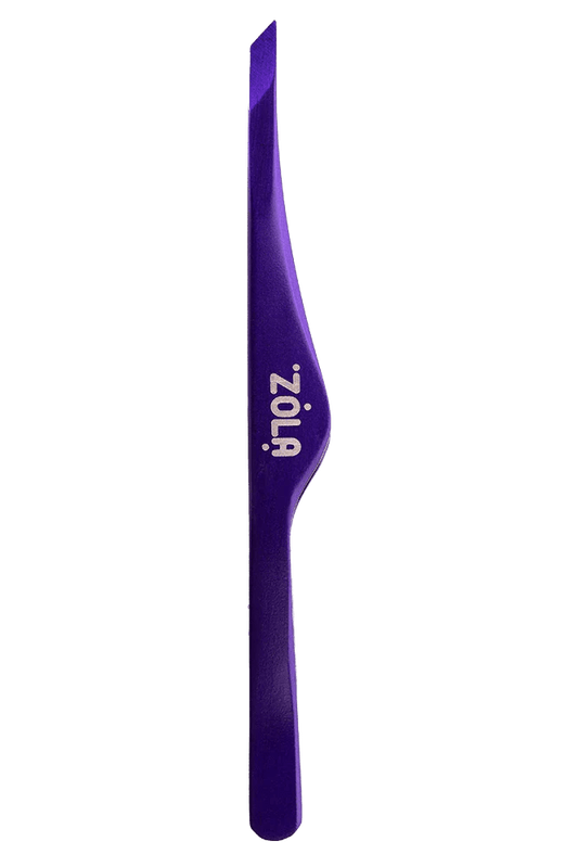 Zola - Slanted Tweezers (Violet) - Cosmetica Pro Store